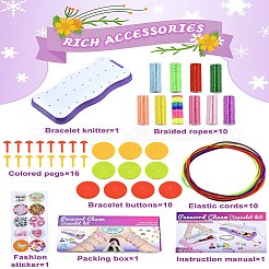 Наборы для изготовления браслетов своими руками DIY-YWC0005-06