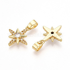 Латунные микро проложить кубического циркония подвески KK-T070-57G