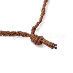 5 шт. вощеный полиэстеровый шнур для изготовления регулируемых ожерелий AJEW-JB01392