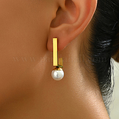 Круглые серьги-гвоздики из нержавеющей стали YH0662