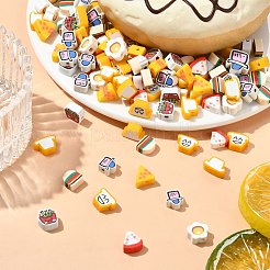 200шт 8 стиля ручной работы бусины из полимерной глины&nbsp;CLAY-CJ0001-88