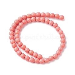 Синтетических нитей бирюзовые бусы G-P505-07A