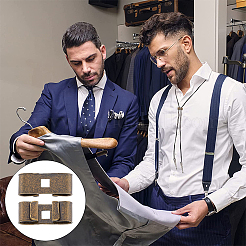 50 шт. тибетский стиль железный галстук-боло слайдеры застежка аксессуары IFIN-FH0001-76