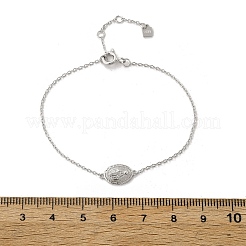 S925 браслеты из стерлингового серебра и подвески для женщин BJEW-K276-01P