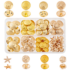 8 стиль пуговицы из латуни и сплава на ножке BUTT-PH0001-32B