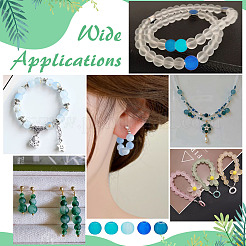 5 цвет прозрачных стеклянных бусин наборы&nbsp;FGLA-PH0001-11A-01