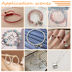 400 шт. 2-цветные латунные бусины для покрытия стойки KK-BBC0012-17