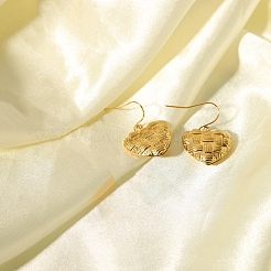 Винтажные французские серьги-сердечки из нержавеющей стали 304 для женщин TI9368-2