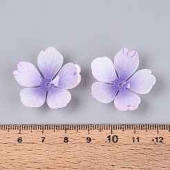 Колпачки для акриловых бусин в виде цветов SACR-T017-51F