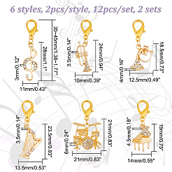 Маркеры петель на музыкальную тему HJEW-AB00183