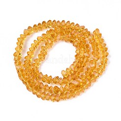 Прозрачные стеклянные бусины GLAA-N018-4mm-24