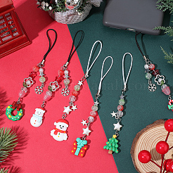 6 шт. 6 стиля мобильных ремешков из акрила&nbsp;HJEW-SC0002-97