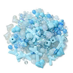 180шт прозрачные и непрозрачные акриловые бусины&nbsp;TACR-CJ0001-67