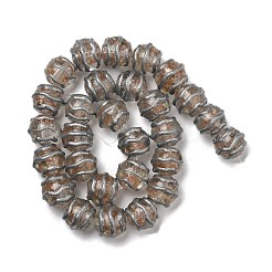 Светящиеся бусины лэмпворк из золота и песка ручной работы LAMP-V001-01