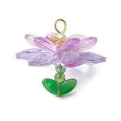 Подвески из стекла и акрила&nbsp;PALLOY-MZ01163