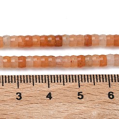 Натуральный красный авантюрин бисер нитей&nbsp;G-A299-A02-01