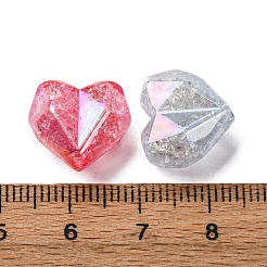 Уф покрытие прозрачные хрустящие акриловые бусины OACR-G052-10E