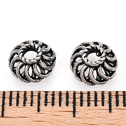 925 серебряная шапочка в тибетском стиле&nbsp;STER-T007-72AS