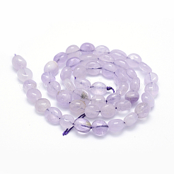 Нити бусин из натурального лавандового аметиста G-K230-03B