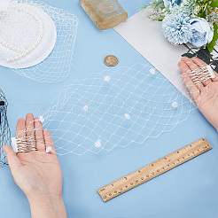 Нейлоновая сетчатая вуаль для лица&nbsp;OHAR-WH0034-09A-02