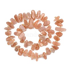 Натуральный Sunstone бисер пряди&nbsp;G-F821-A04-01