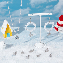 12шт 3 стиля латунные микропаве прозрачные кубические подвески из циркония KK-PH0012-21