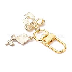 5 шт. подвеска-бантик ко Дню святого Валентина из сплава с эмалью&nbsp;HJEW-JM04470