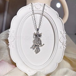 Винтажные подвески в виде совы из сплава с кристаллами и стразами&nbsp;WU5085