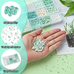 Набор для самостоятельного изготовления браслетов из стеклянных бусин&nbsp;DIY-FS0007-64