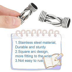 4 шт. подвески-соединители из нержавеющей стали в тибетском стиле STAS-AR0001-97