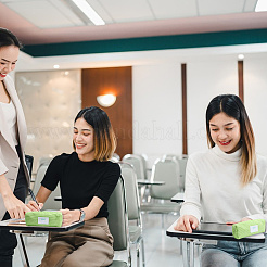 Вельветовый прямоугольный пенал&nbsp;AJEW-WH20017-30C