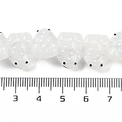 Нити прозрачных бусин из стеклянной эмали GLAA-B021-05A