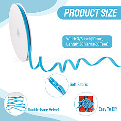 Двухсторонние бархатные ленты&nbsp;YS-TAC0002-10B