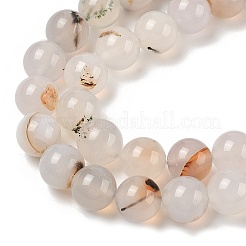 Нити из натурального дендритного агата&nbsp;G-A248-A07-02