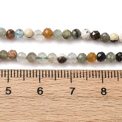 Натурального дерева агат бисер нитей&nbsp;LS-G-RM2025-A40-3mm