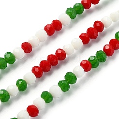 Стеклянные бусины на рождественскую тематику GLAA-YW0001-82B