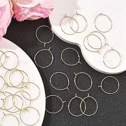 Латунная фурнитура для хооп серег&nbsp;XGRPCH295-217G