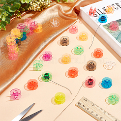 90 шт. 9-х цветные прозрачные пластиковые бобины TOOL-BC0002-15