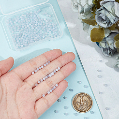 2 нити натуральных синих кружевных агатовых бусин G-NB0005-65