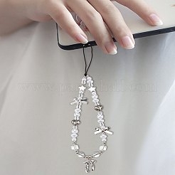 1шт пластиковые платиновые ремешки для мобильных телефонов&nbsp;HJEW-LP0002-28