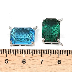 Латунь стекло кулоны&nbsp;KK-H257-12P