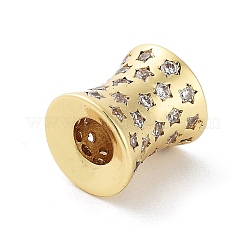 Стойки обшивки латунь микро проложить кубического циркония бусы KK-P247-16B-G