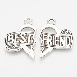 Тибетский стиль сплава сплит подвески&nbsp;TIBE-N001-02AS-LF