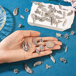 100шт 10 стиля подвески из сплава в тибетском стиле&nbsp;TIBE-TA0001-34