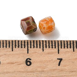 Имитация нефритовые четки стекла GLAA-P073-06