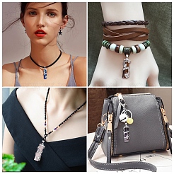 Подвески из натуральных и синтетических драгоценных камней в стиле 7 шт.&nbsp;G-SC0001-48