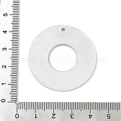 Непрозрачные печатные рельефные акриловые подвески OACR-R007-03D