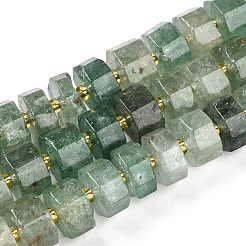 Природный зеленый бисер пряди клубники кварца&nbsp;G-T140-31