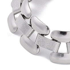 Не тускнеющие браслеты-цепочки из нержавеющей стали 304 для женщин и мужчин BJEW-Q343-01P