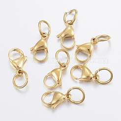 Ионное покрытие (ip) застежки-лобстеры из нержавеющей стали 304&nbsp;STAS-P139-A15-G